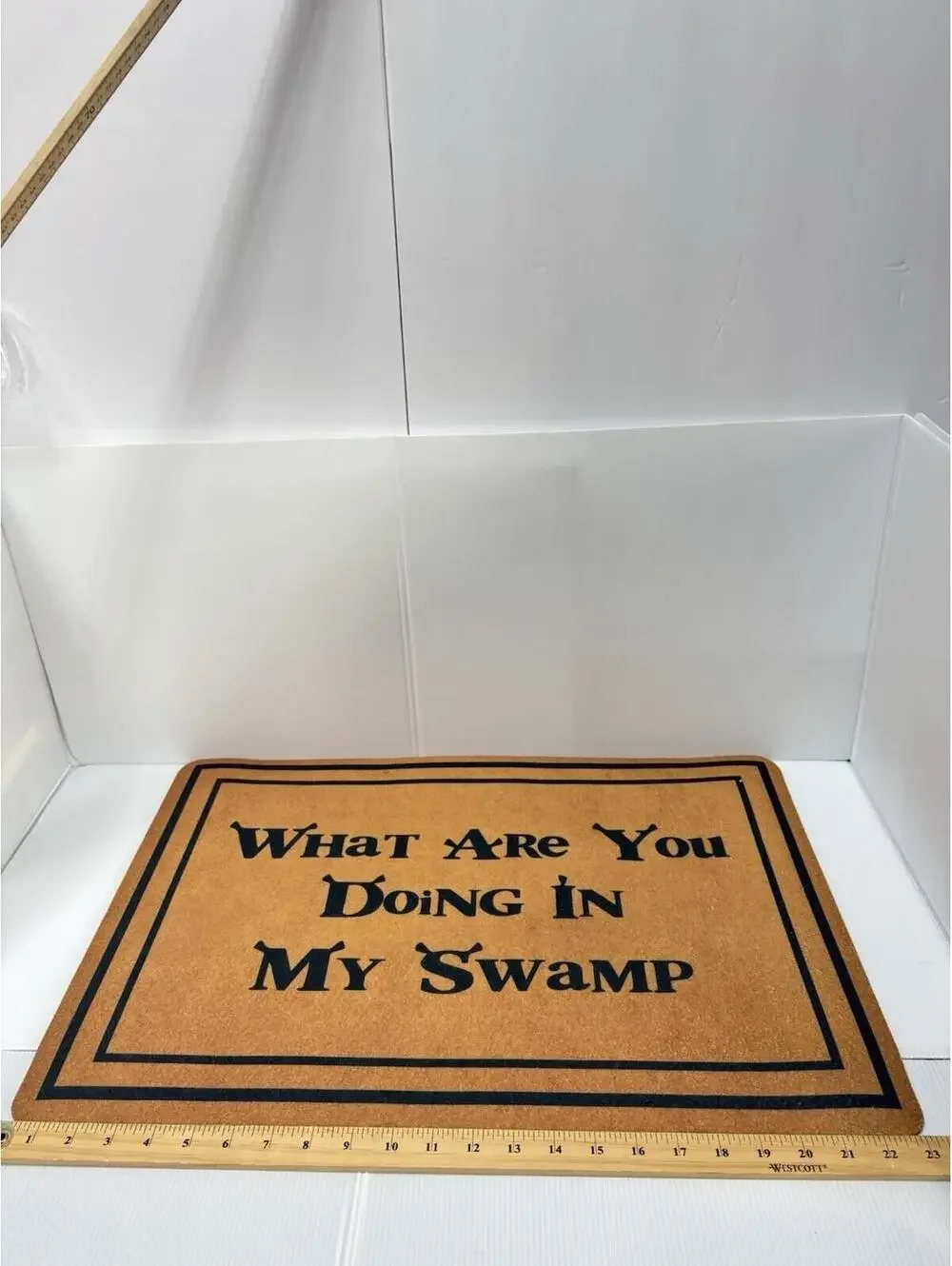“What Are You Doing In My Swamp?” Doormat – 23